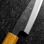 Kaisaki White Steel #2 Kurouchi Eichenholz Griff 105mm-[Musashi]-[Japan-Küchenmesser]