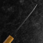 Kaisaki White Steel #2 Kurouchi Eichenholz Griff 105mm-[Musashi]-[Japan-Küchenmesser]