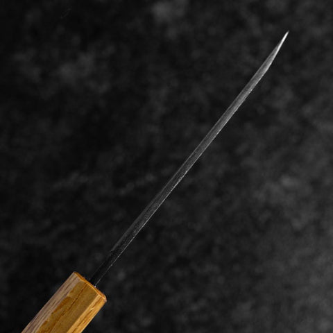 Kaisaki White Steel #2 Kurouchi Eichenholz Griff 105mm-[Musashi]-[Japan-Küchenmesser]