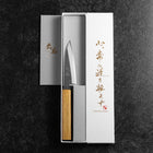 Kaisaki White Steel #2 Kurouchi Eichenholz Griff 105mm-[Musashi]-[Japan-Küchenmesser]