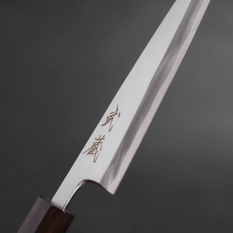 Kaisaki White Steel #2 Hon-Kasumi Eschenholz Griff 120mm-[Musashi]-[Japan-Küchenmesser]