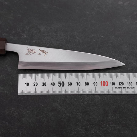 Kaisaki White Steel #2 Hon-Kasumi Eschenholz Griff 120mm-[Musashi]-[Japan-Küchenmesser]