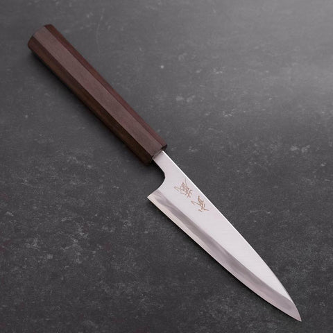 Kaisaki White Steel #2 Hon-Kasumi Eschenholz Griff 120mm-[Musashi]-[Japan-Küchenmesser]
