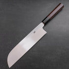 Kama Usuba White Steel #1 Kagami Büffelhorn und Walnussholz Griff 240mm-[Musashi]-[Japan-Küchenmesser]