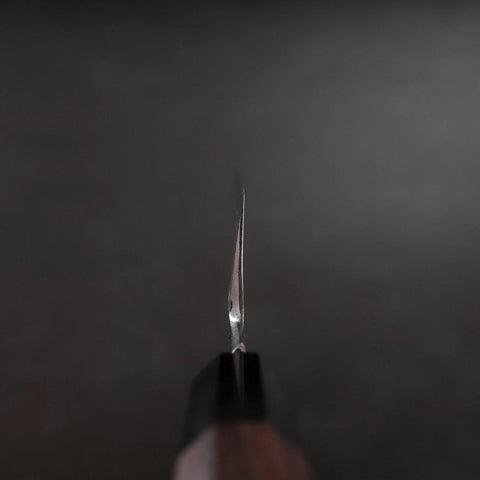 Kama Usuba White Steel #1 Kagami Büffelhorn und Walnussholz Griff 240mm-[Musashi]-[Japan-Küchenmesser]