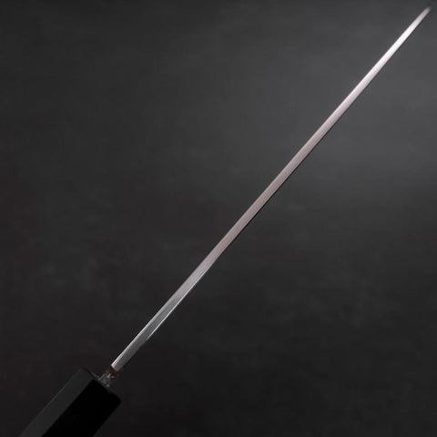 Kama Usuba White Steel #1 Kagami Büffelhorn und Walnussholz Griff 240mm-[Musashi]-[Japan-Küchenmesser]