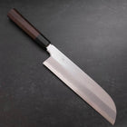 Kama Usuba White Steel #1 Kagami Büffelhorn und Walnussholz Griff 240mm-[Musashi]-[Japan-Küchenmesser]