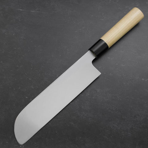 Kama Usuba White Steel #2 Kasumi Buffalo Magnolia Handle 225mm (8.8”)-[Musashi]-[Japan-Küchenmesser]