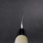 Kama Usuba White Steel #2 Kasumi Büffelhorn und Magnolienholz Griff 225mm-[Musashi]-[Japan-Küchenmesser]