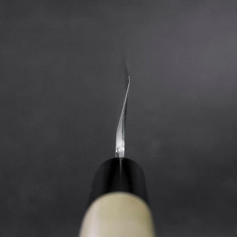 Kama Usuba White Steel #2 Kasumi Büffelhorn und Magnolienholz Griff 225mm-[Musashi]-[Japan-Küchenmesser]
