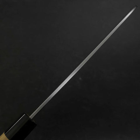 Kama Usuba White Steel #2 Kasumi Büffelhorn und Magnolienholz Griff 225mm-[Musashi]-[Japan-Küchenmesser]