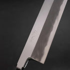 Kama Usuba White Steel #2 Kasumi Büffelhorn und Teakholz Griff 240mm-[Musashi]-[Japan-Küchenmesser]