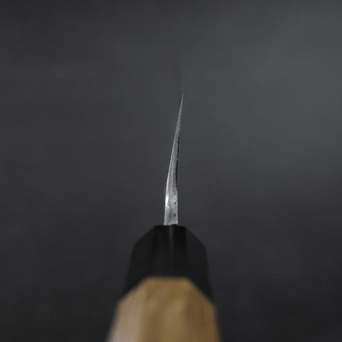 Kama Usuba White Steel #2 Kasumi Büffelhorn und Teakholz Griff 240mm-[Musashi]-[Japan-Küchenmesser]