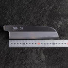 Kama Usuba White Steel #3 Kasumi Büffelhorn und Magnolienholz Griff 165mm-[Musashi]-[Japan-Küchenmesser]