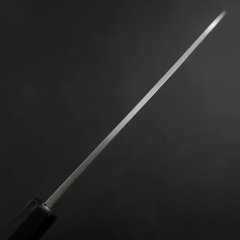Kama Usuba White steel #2 Kasumi Chokin Phoenix-Sakura Büffelhorn und Ebenholz Griff 180mm-[Musashi]-[Japan-Küchenmesser]
