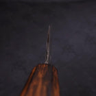 Kama Usuba(Kansai) Blue Steel #2 Kasumi Sumi Urushi Griff 180mm-[Musashi]-[Japan-Küchenmesser]