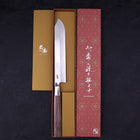 Katsuo Silver Steel #3 Walnussholz Griff 230mm-[Musashi]-[Japan-Küchenmesser]