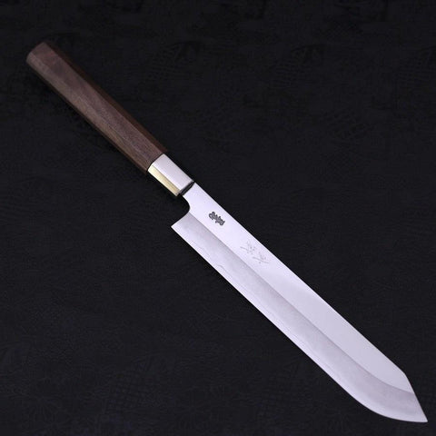 Katsuo Silver Steel #3 Walnussholz Griff 230mm-[Musashi]-[Japan-Küchenmesser]