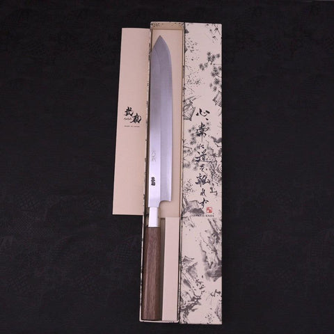 Katsuo Silver Steel #3 Walnussholz Griff 270mm-[Musashi]-[Japan-Küchenmesser]