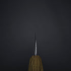 Kawamuki White Steel #1 Poliert Yaki Urushi Griff 110mm-[Musashi]-[Japan-Küchenmesser]
