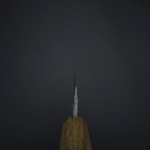 Kawamuki White Steel #1 Poliert Yaki Urushi Griff 110mm-[Musashi]-[Japan-Küchenmesser]