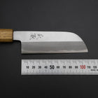 Kawamuki White Steel #1 Poliert Yaki Urushi Griff 110mm-[Musashi]-[Japan-Küchenmesser]