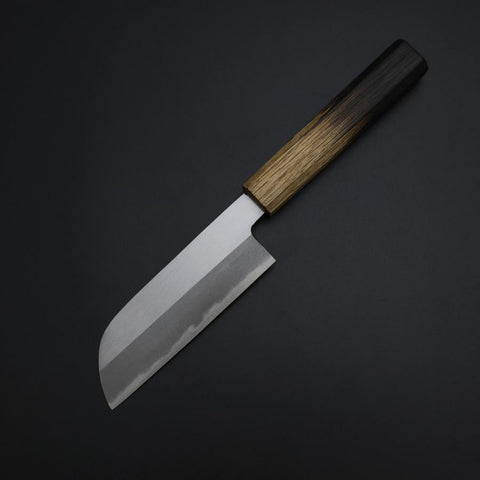 Kawamuki White Steel #1 Polished Yaki Urushi Handle 110mm (4.3”)-[Musashi]-[Japan-Küchenmesser]