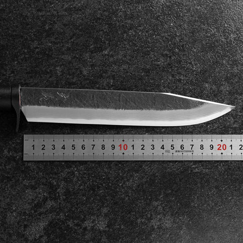 Kennata Blue Steel #2 Kurouchi Damast Walnussholz Griff 210mm-[Musashi]-[Japan-Küchenmesser]