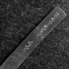 Kiridashi-Messer Blue Steel #1 Polierter Edelstahlgriff 55mm mit Paulownia-Holzbox-[Musashi]-[Japan-Küchenmesser]
