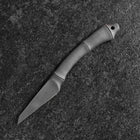 Kiridashi Messer D2 Poliert Edelstahl Bambus Design Griff 70mm mit Lederscheide-[Musashi]-[Japan-Küchenmesser]