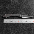 Kiridashi Messer D2 Poliert Edelstahl Bambus Design Griff 70mm mit Lederscheide-[Musashi]-[Japan-Küchenmesser]