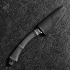 Kiridashi Messer D2 Poliert Edelstahl Bambus Design Griff 70mm mit Lederscheide-[Musashi]-[Japan-Küchenmesser]
