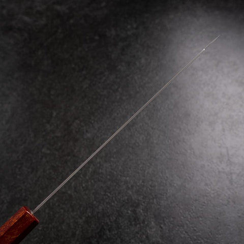 Kiritsuke 440C Poliert Roter Urushi Griff 210mm-[Musashi]-[Japan-Küchenmesser]