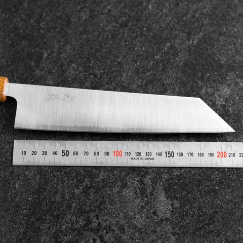Kiritsuke 440C Poliert Yaki Urushi Griff 210mm-[Musashi]-[Japan-Küchenmesser]