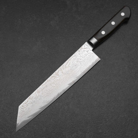 Kiritsuke AUS-10 Damast Brauner Westlicher Griff 210mm-[Musashi]-[Japan-Küchenmesser]