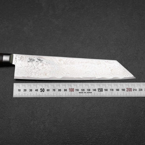 Kiritsuke AUS-10 Damast Brauner Westlicher Griff 210mm-[Musashi]-[Japan-Küchenmesser]