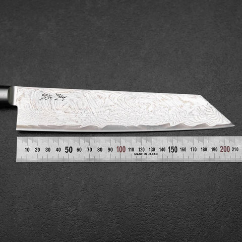Kiritsuke AUS-10 Damast Roter Westlicher Griff 210mm-[Musashi]-[Japan-Küchenmesser]