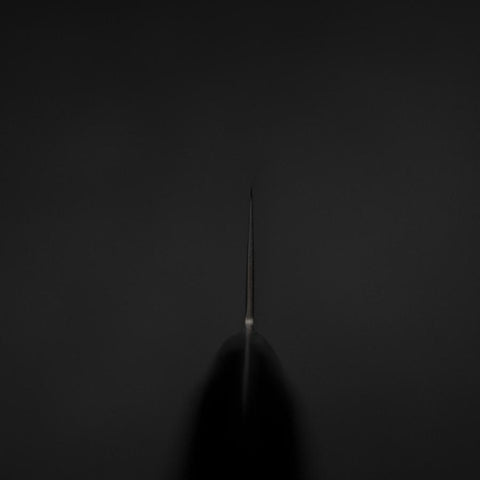 Kiritsuke AUS-10 Damast Schwarzer Westlicher Griff 210mm-[Musashi]-[Japan-Küchenmesser]