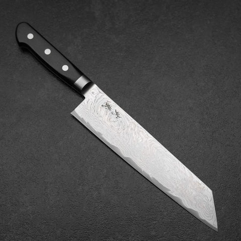 Kiritsuke AUS-10 Damast Schwarzer Westlicher Griff 210mm-[Musashi]-[Japan-Küchenmesser]