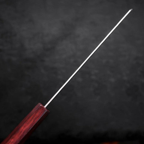 Kiritsuke AUS-10 Nashiji Damast Lila Urushi Griff 210mm-[Musashi]-[Japan-Küchenmesser]