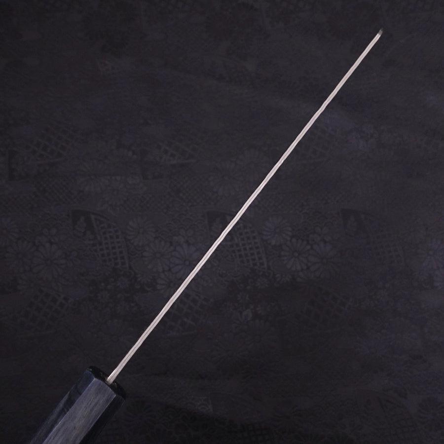 Kiritsuke AUS-10 Tsuchime Damast Urushi Griff Dunkelblau 210mm-[Musashi]-[Japan-Küchenmesser]