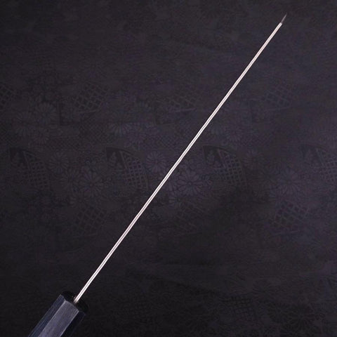 Kiritsuke AUS-10 Tsuchime Damast Urushi Griff Dunkelblau 240mm-[Musashi]-[Japan-Küchenmesser]