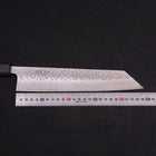 Kiritsuke AUS-10 Tsuchime Damast Urushi Griff Dunkelblau 240mm-[Musashi]-[Japan-Küchenmesser]