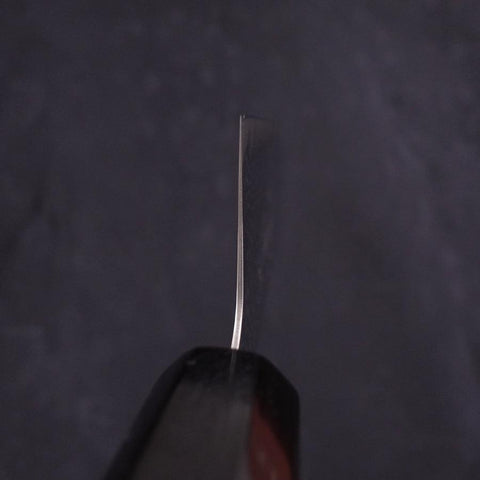 Kiritsuke AUS-10 Wellen-Nickel Damast Büffelhorn und Magnolienholz Griff 240mm-[Musashi]-[Japan-Küchenmesser]