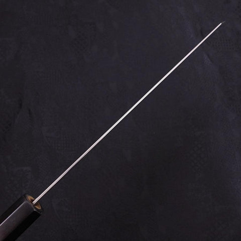 Kiritsuke AUS-10 Wellen-Nickel Damast Büffelhorn und Magnolienholz Griff 240mm-[Musashi]-[Japan-Küchenmesser]
