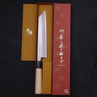 Kiritsuke Blue Steel #2 Kasumi Büffelhorn und Magnolienholz Griff 240mm-[Musashi]-[Japan-Küchenmesser]