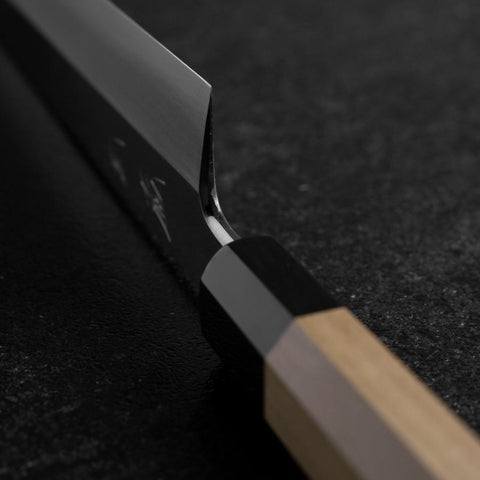 Kiritsuke Blue Steel #2 Kasumi Büffelhorn und Magnolienholz Griff 270mm-[Musashi]-[Japan-Küchenmesser]