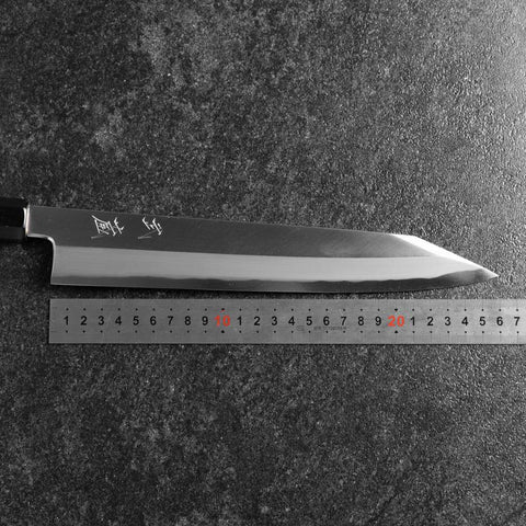 Kiritsuke Blue Steel #2 Kasumi Büffelhorn und Magnolienholz Griff 270mm-[Musashi]-[Japan-Küchenmesser]