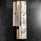 Kiritsuke Blue Steel #2 Kasumi Büffelhorn und Magnolienholz Griff 270mm-[Musashi]-[Japan-Küchenmesser]