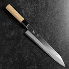Kiritsuke Blue Steel #2 Kasumi Büffelhorn und Magnolienholz Griff 270mm-[Musashi]-[Japan-Küchenmesser]